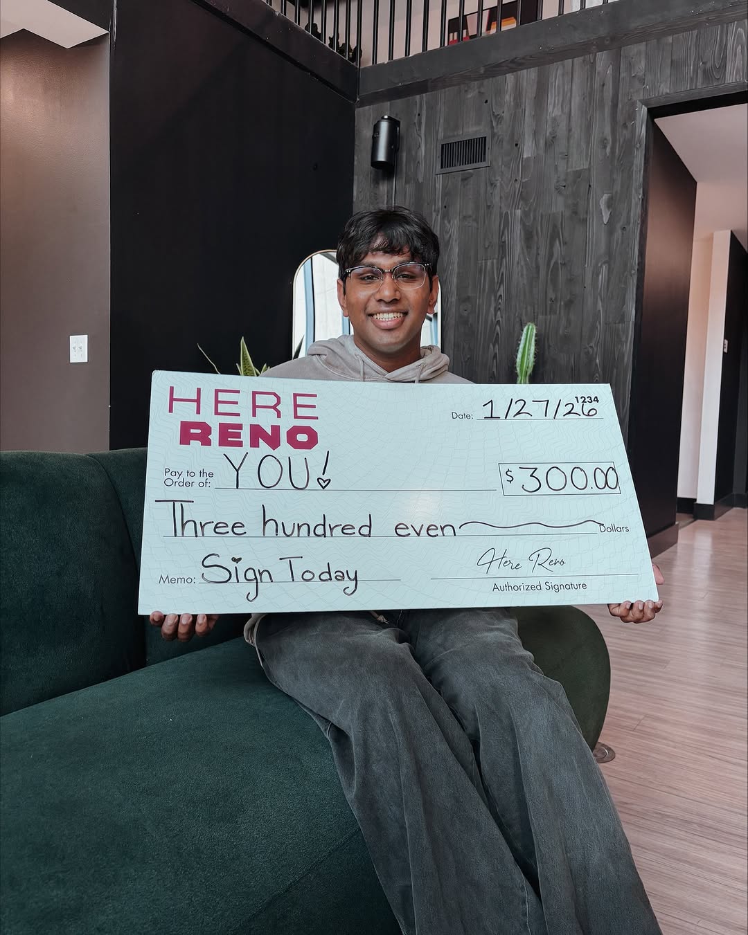 Limited availability means the clock is officially ticking! \u23f0\n\nIf HERE Reno has been on your radar, now is the time to make your move. Tour with us or start your application and sign within 48 hours to score a gift card of up to $300. It's our way of saying welcome home, but not for long because these spots are going fast! Call the leasing office for more details.\n\n