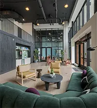 Grab your morning caffeine in the Coffee & Breakfast Bar