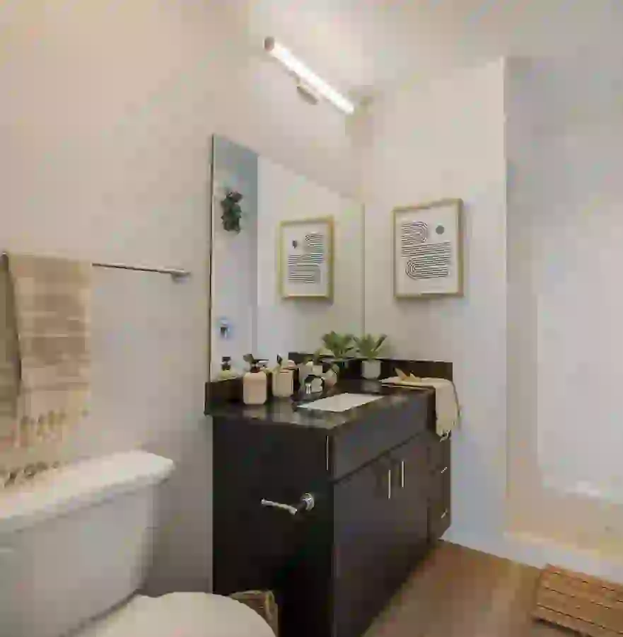Luxury bathrooms in every apartment