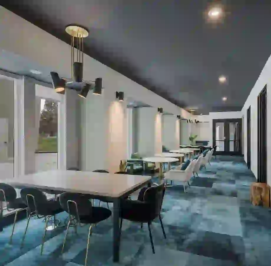 Tons of space to study solo or collaborate with friends